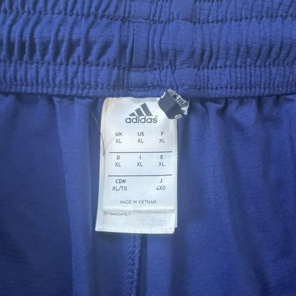 Adidas Athletic Shorts Men’s XL Navy Climalite Basketball Training Gym Warm Up